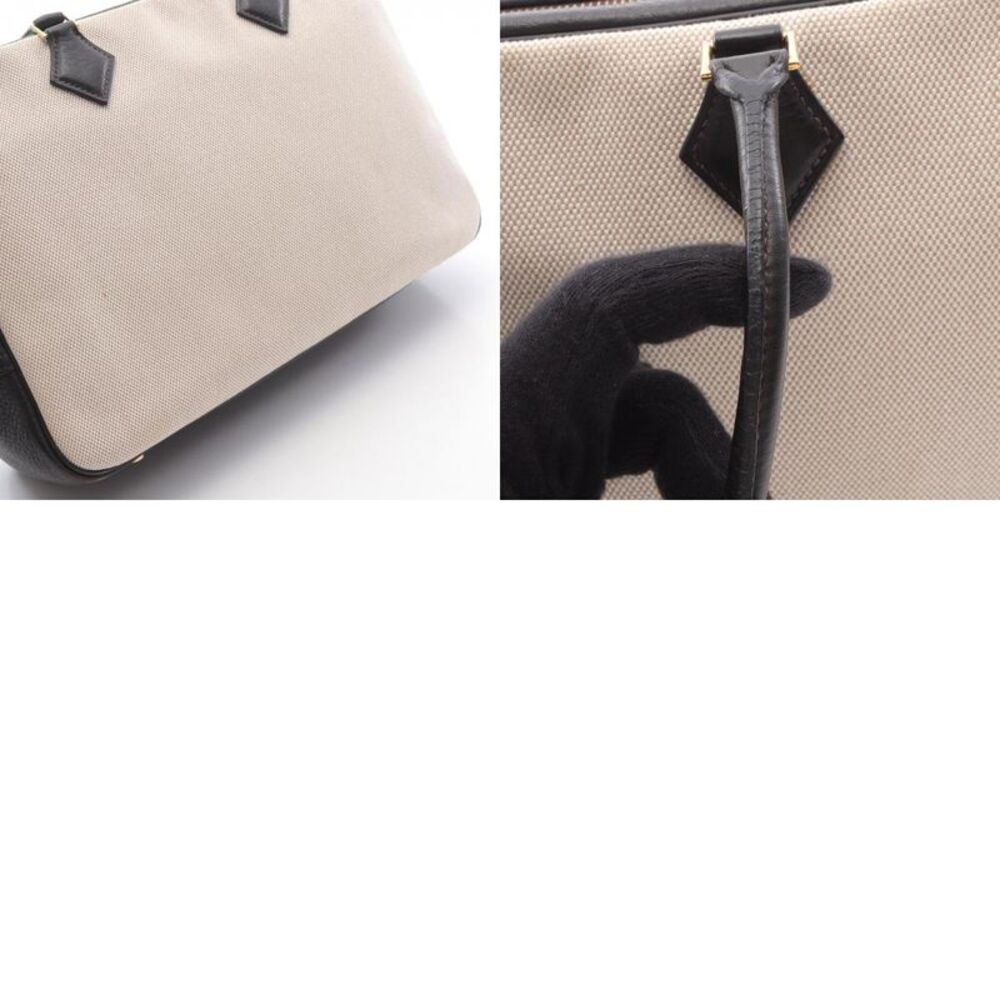 Hermes Plume 32 Ecru Ebene Handbag - Picture 4 of 10
